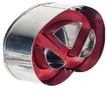 Westmark 448603 Brezels con expulsor, Acero inoxidable, Plata, 6,4 x 4,4 x 3,8 cm