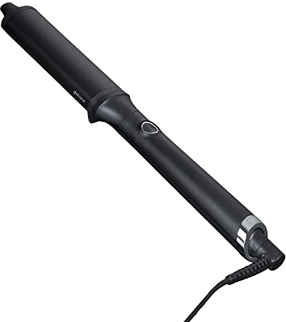 ghd Curve Classic Wave Curling Wand - 0.5” to 1.5” Oval Ceramic Wand for Beachy Waves and Hollywood Curls - 365ºF Safer Hair Styling Technology, Cool Tip, and Auto Sleep Mode - Black