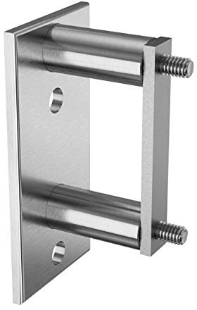 Sellon24® Edelstahl Pfostenhalter Wandanker für 42,4mm Pfosten Rohrhalter 0046.042