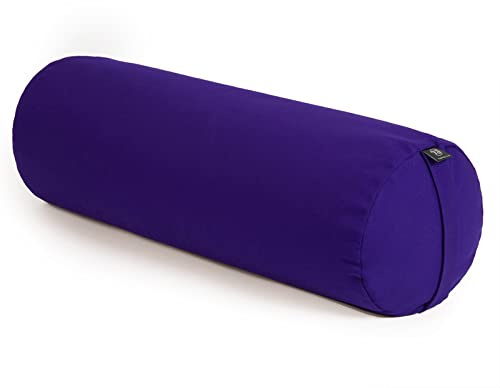 Yoga Studio YS/Eu/Round/Ligh/Bolsters/Purple Europäisches Nackenrolle, leicht, Violett, Regular