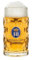 Hofbräuhaus Glass beer mug with original HB logo Munich glass jug Isarseidel 0.5 l - now available in half a litre format