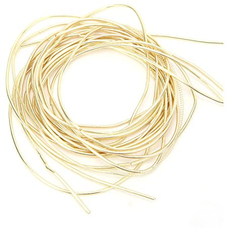 Stickgarn, 1,5 Mm Durchmesser, Kupferdraht, Sticktwist, Nähgarn, Manuelle DIY-Schnur, DIY-Nähzubehör, Starker Stich für Stickgarn, Basteln, Nähen, Kleidungsstücke, Handarbeiten (Sandgold)