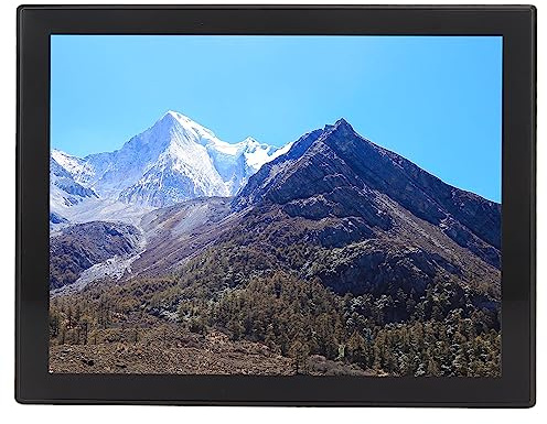 ASHATA Monitor de Pantalla Táctil de 8 Pulgadas, Pantalla Portátil para Pantalla LCD HDMI, 1024x768 4:3 Montado en la Pared Pantalla Táctil Capacitiva de 10 Puntos Soporte de Monitor (EU)