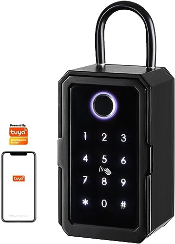 NALsa Caja de seguridad para llaves con acceso remoto a la pared de Wifi Digital de Wifi Digital Key Box