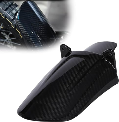 Motorrad Hinterradpolster-Kotflügel, echte Kohlefaser, langlebig, leicht, Hinterradpolster-Schutzblech für Surron Sur Ron X/S/L1E Segway X160/X260 Dirt Bike