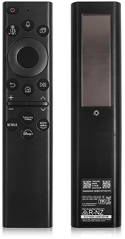 Seayoo BN59-01385A Solar Frame TV Remote Replacement for Samsung Smart TV with Voice Bluetooth Rechargeable Solar Cell, Compatible with Samsung 2020 to 2025 Neo LED 4K Ultra HD TV Samsung Solar Remote