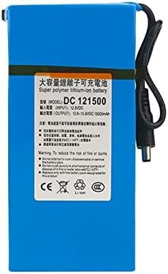 Batería De Iones De Litio Dc-12150 De 12v 15000mah. Recargable De Litio con Interruptor De Encendido/Apagado BMS para Cámara De Videovigilancia