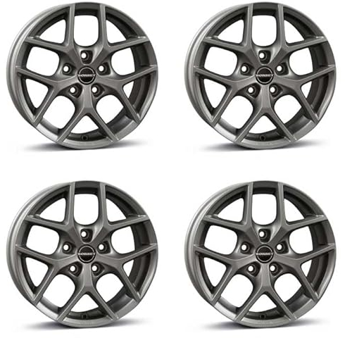 4x Borbet Felgen Y 7.0x17 ET40 5x114.3 titan matt kompatibel mit Dodge Avenger Caliber