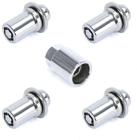 PUNICS Kompatibel Mit Toyota Für 4Runner Für Corolla M12x1.5 44MM Felgenschloss Radmuttern Radschrauben 0027600901 4 Muttern + 1 Schlüssel Radnabenmuttern