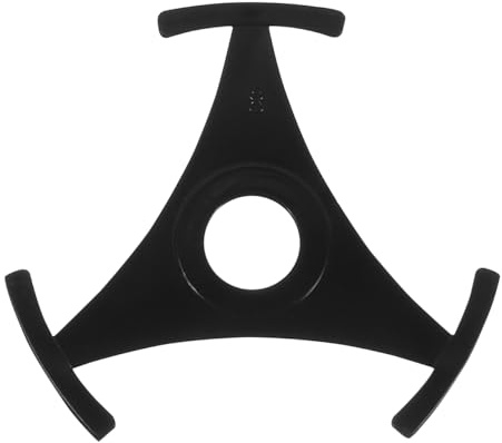 TINEASUR Adaptateur pour Platine Vinyle Noir en Plastique Résistant à l'usure Moulé d'une Seule Pièce pour Tourne-disques Vinyles 45 Tours