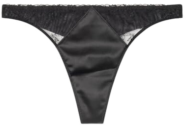 Women'secret 5359636 stringtrosa, dam, svart standard, S, Standard svart, S