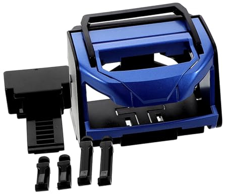 PENIKOKO Portavasos para Coche de Abs Azul Diseño Multifuncional y Fácil Instalación para Uso en Carretera y Organización Interior del Vehículo