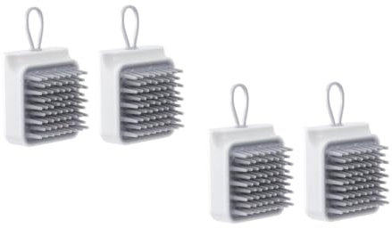 PACKOVE 2 set Spazzola Per Massaggio Shampoo Spazzola Per Antiforfora Per La Pulizia Del Cuoio Capelluto Per Shampoo Per o Pettine 2 pezzi*2