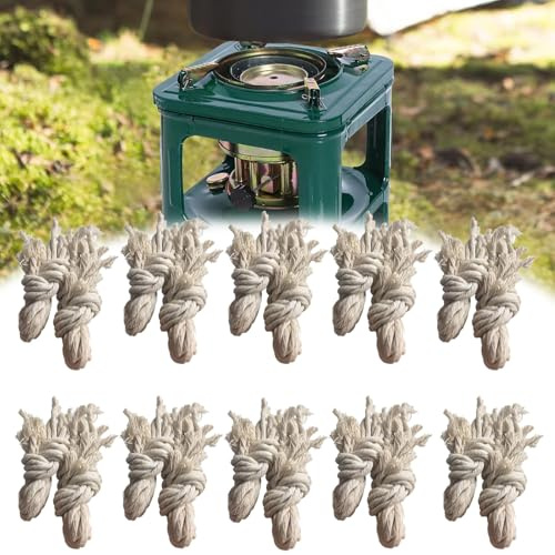ZhuiFengA Mèche lampe à pétrole en coton, mèches poêle à pétrole camping, accessoires poêle, pour le camping et l'éclairage en plein air (200/300/500 pièces)(200pcs)