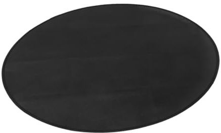 AKOOSY Tapis BBQ Ignifuge Rond Résistant Chaleur pour Barbecue Extérieur Protection Terrasse Étanche et Anti-Huile Tapis de Cuisson Plein Air Sécurisé pour Camping et Jardin