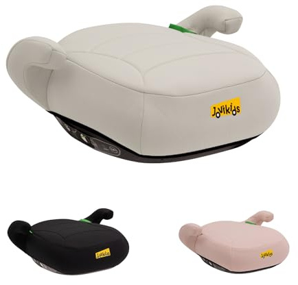 Sitzerhöhung Auto Kinder, ECE R129 Kindersitzerhöhung 125-150cm, Verdickter Stoffbezug, Leicht Waschbar, Kinderautositze Sitzerhöhungen