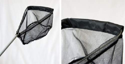 Small Pond Hand Net 8 Inch Diameter, Three Foot Handle, Water Garden Koi Fish Pond, Waterfall, Skimmer for Small Koi and Debris