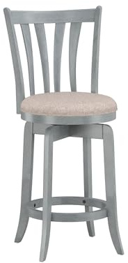 Hillsdale Furniture Hillsdale Savana Swivel Counter Stool, Blue