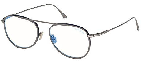 Tom Ford Brillen FT 5691-B BLUE BLOCK Dark Ruthenium 52/18/145 Herren