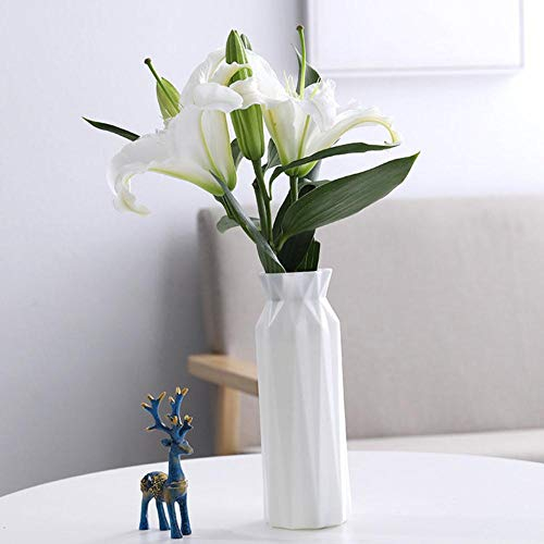 LLAAIT Plastikvase Anti-Keramik-Vase Nordic Home Decoration Kreative Anti-Fall-Vase Blumentopf Blumenkorb Hochzeitsdekoration 2020, B1