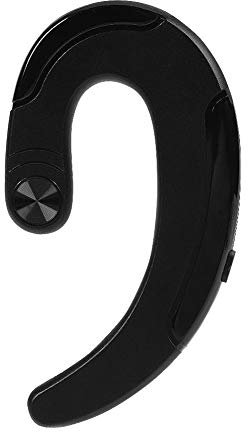 Hakeetaa Auricolare a Conduzione Ossea, Auricolare Bluetooth con Gancio per L'orecchio Stereo Senza Fili, Auricolare Leggero per Chiamate di Qualità del Suono Ad Alta Definizione(nero)
