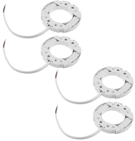 eMagTech 4pcs GX53 Socle Remplacement GX53 Socle Support de Lampe Connecteur Ampoule Douille Accessoires pour Étagère Escaliers Armoires Fenêtres