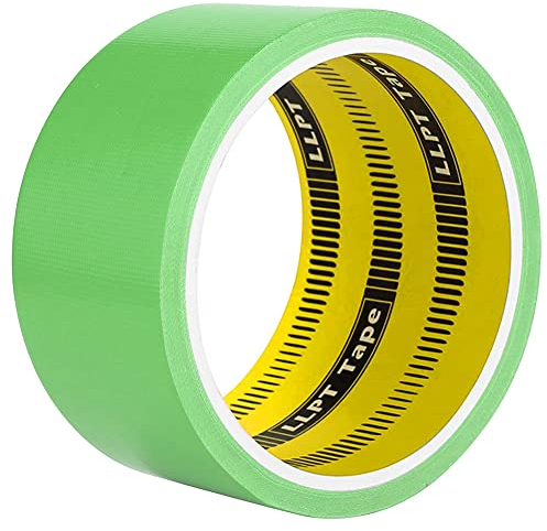 LLPT Duct Tape | Premium Color Fabric Gaffer Tape | Heavy Duty Waterproof Cloth Repair Tape for DIY Indoor Outdoor Use | 1 Pack 50MM x 9M | Green (DT601GN)