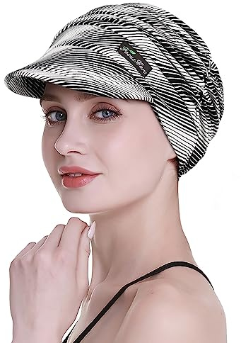 Chemo Hüte für Frauen Sommerkappe für Krebs weichen Bambus Turban für Chemotherapie