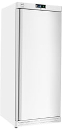METRO Professional Gefrierschrank GFR6400, Edelstahl, 240 L, statische Lüfterkühlung, 480 W, mit Schloss, weiß