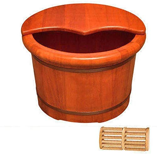 Fußbadewanne aus Holz, Fußbecken für den Haushalt, Geschenk, Fußbadewanne, Fußbadewanne aus Holz, Eimer für Fußbad, Saunazubehör, Sauna-Eimer, Wassereimer, handgefertigte Fußbadewannen aus Holz, Fass