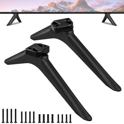 Aiweiwa TV Standfüße für Hisense TV Beine, für Hisense TV 32A45FH 43A6GX3 43H6570G 50R6E3 50A6G 55R6040G 58R6E4 mit Schrauben
