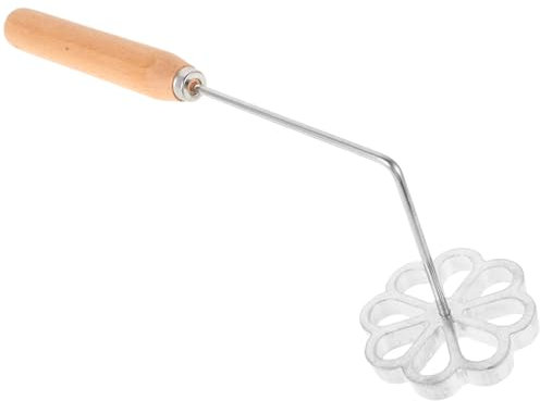 Alipis Ustensiles De Cuisine Ensemble Dustensiles De Cuisine Alliage Daluminium Matériau en Bois Moule À Huile pour Timbale