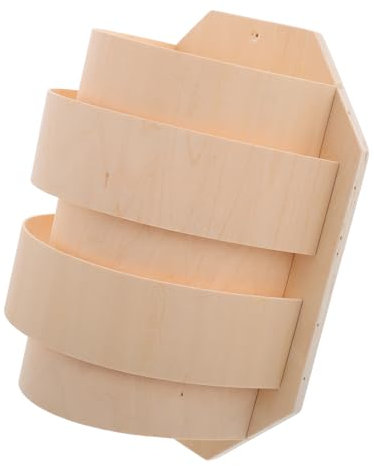 CONGARTENO Pantalla Pequeña De Madera Para Lámpara De Sauna Delgada, Protectora y Decorativa, Accesorio De Iluminación Práctica Para Habitación De Sauna