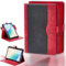 Custodia Compatibile per Majestic TAB 922 MAX Tablet Cover Custodia Case Rotazione a 360 gradi Angeli Multi-Viewing Custodia in pelle PU Stand Folio Rosso