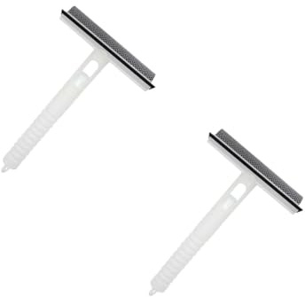 SHERCHPRY 2pcs Multi-functional Window Wiper Bathroom Glass Wiper Cleaning Tool for Home Window Cleaning Glass Door Gadget