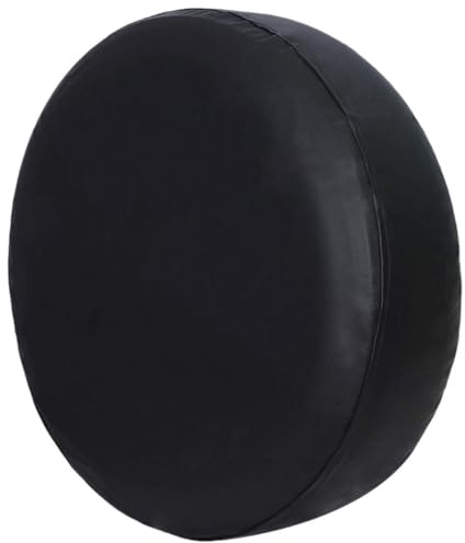 Reifenabdeckung Wohnwagen 13 Zoll PVC Schwarz für Reifenschutz | Radschutzhülle, Reserveradabdeckung, Elastischer Saum, UV Stabilisiert, Robust und Zuverlässig