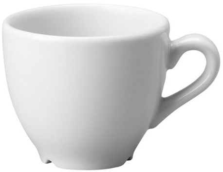 Churchill Super Vitrified P880 Plain Ware Espresso Cup, White (Pack of 24) | Plain ware styling provides chip-resistant durability, ideal for high-volume commercial catering and busy cafes.