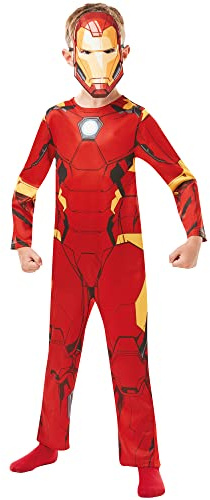 Rubie's Offizielles Marvel Avengers Iron Man Klassisches Kinder-Kostüm, Superhelden-Kostüm für Kinder