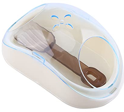 GLOGLOW Hamster Kunststoff Bad Kleintiere Litter Ratte Maus Bad Sand Zimmer Sauna WC Pet Little Box DREI Farben(Blau) MEHRWEG VERPACKUNG