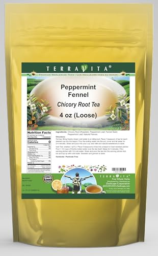 Peppermint Fennel Chicory Root Tea (Loose) (4 oz, ZIN: 567600)