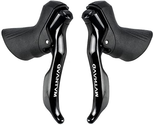 Rennrad Schalthebel 2×8/2×9/2X10/2X11 Speed ??Shifters & Schaltkabel Schalthebel Bremse Fahrrad Umwerfer Kompatibel für Shimano (2x10S QVANTVM: Kompatibel R4700)