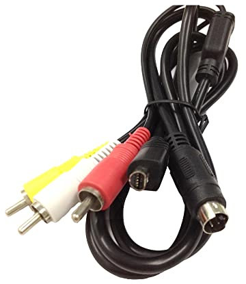 ezqnirk Cavo AV 1PCS Adatto per videocamera Videocamera digitale VMC-15FS A/V Cavo del cavo A/V Connettore DVI DVI da 10 pin a 3 S-Video RCA