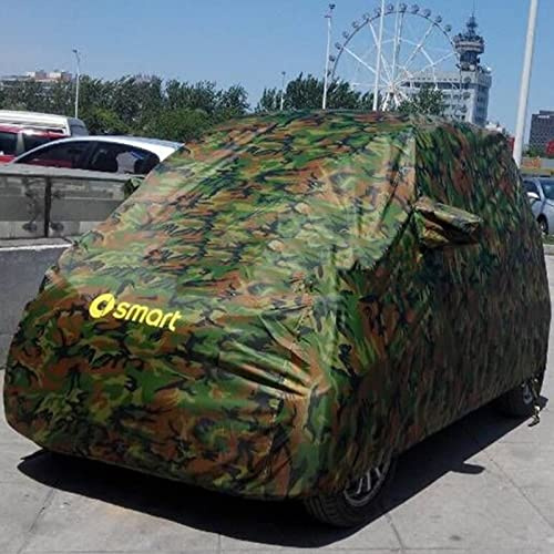 HEYCE Car Cover Plane Vollgarage für Smart Fortwo Forfour 451 453 wasserdichte, Kratzfeste, strapazierfähige Autoabdeckung, UV-Schutz, staubdichte Autoabdeckung,A-Fortwo 453