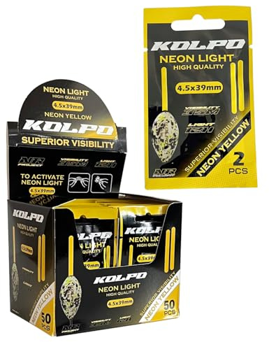 Kolpo Starlite Starlight Power Light 4.5 mm Luci per Galleggianti Grandi 50 pz in buste da 2 pz