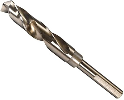 CoCud Reduzierter Schaft Spiralbohrer 16mm Titan und Nitrid Beschichtet | Schnellarbeitsstahl 6542, Schneid Kante, Für Edelstahl Stahl Bohr Maschine