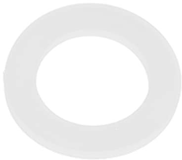 10 Stück O-Ringe für Warmwasserbereiter, Silikon-Unterlegscheibe, Silikon-Dichtungen, Gelenk-Silikon-Rund-Flachdichtungen, Weiß