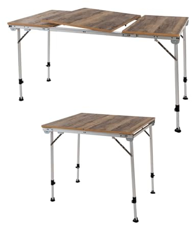 Campingtisch Loke für 2-8 Personen Tisch Klapptisch höhenverstellbar & ausziehbar Gartentisch klappbar Beistelltisch