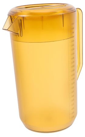 COLLBATH Kühlschrankkrug Aus Pc Mit Deckel Saft Und Wasserkrug Für Stilvolle Getränke - Langlebig Für Haushalt Und Partys Elegantes Design Für Jeden Anlass