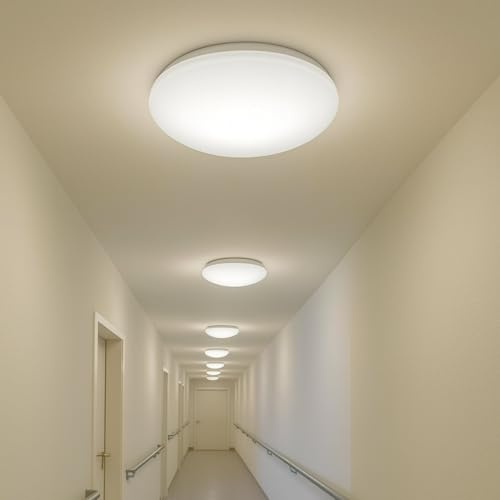 ADAKAT Deckenleuchte Wandleuchte 2x E27, Metall-Rahmen