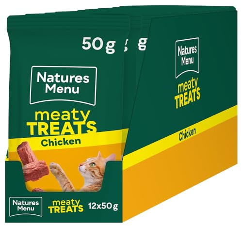 Natures Menu Cat Meaty Treats Chicken - 12 x 50g